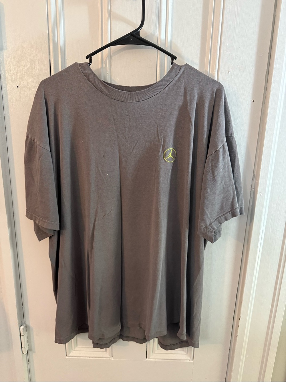 Jordan “Performance Brand of Excellence Men’ Gray Short-Sleeve w/ Neon Logo